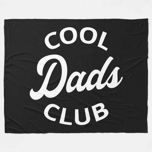 Cool Dads Club I Fleece Blanket (Front (Horizontal))