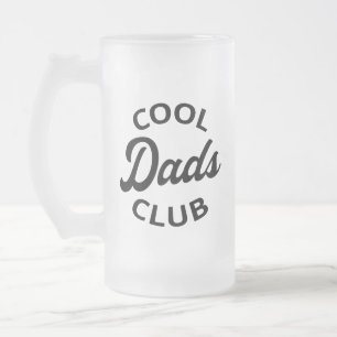 Cool Dads Club I Frosted Glass Beer Mug