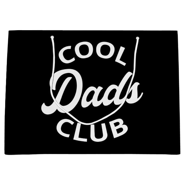 Cool Dads Club I Large Gift Bag (Front)