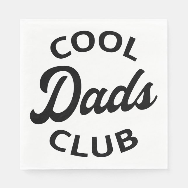 Cool Dads Club I Napkin (Front)