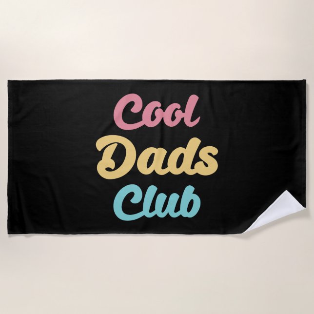 Cool Dads Club II Beach Towel (Front)