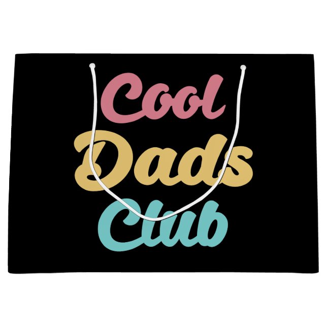 Cool Dads Club II Large Gift Bag (Front)
