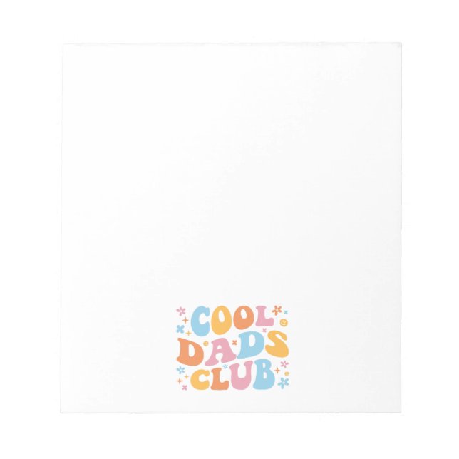 Cool Dads Club III Notepad (Front)