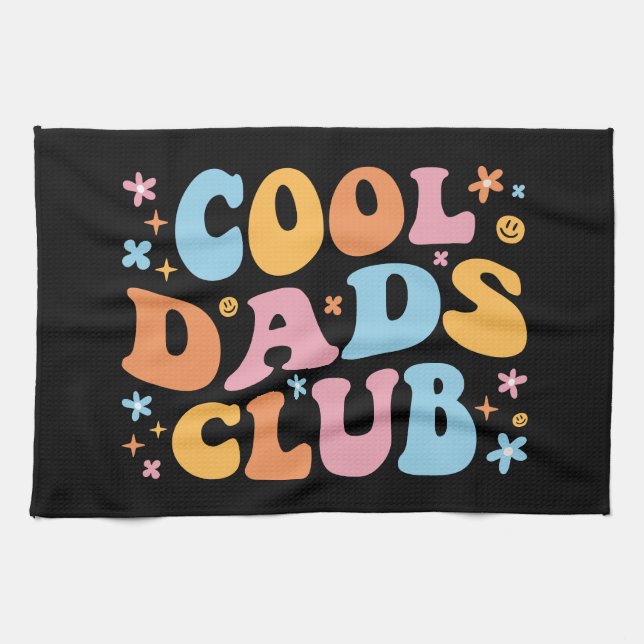 Cool Dads Club III Tea Towel (Horizontal)