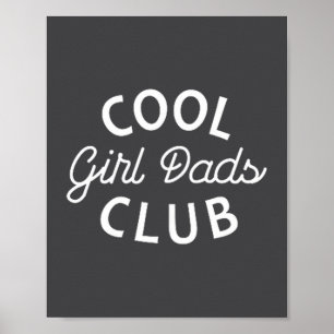 Cool Dads Club New Dad Father's Day For Dad Men Poster