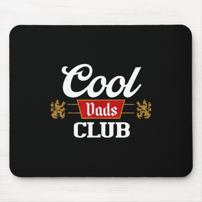 Cool Dads Club Shirt Father's Day From Daughter So Mouse Mat (Front)