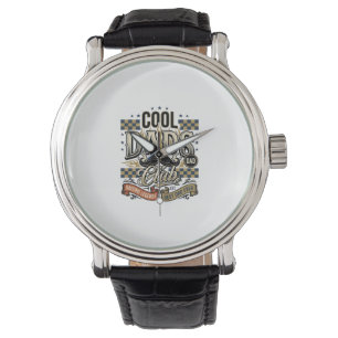 Cool Dads Club Vintage Engraving Dad Shirt Design_ Watch