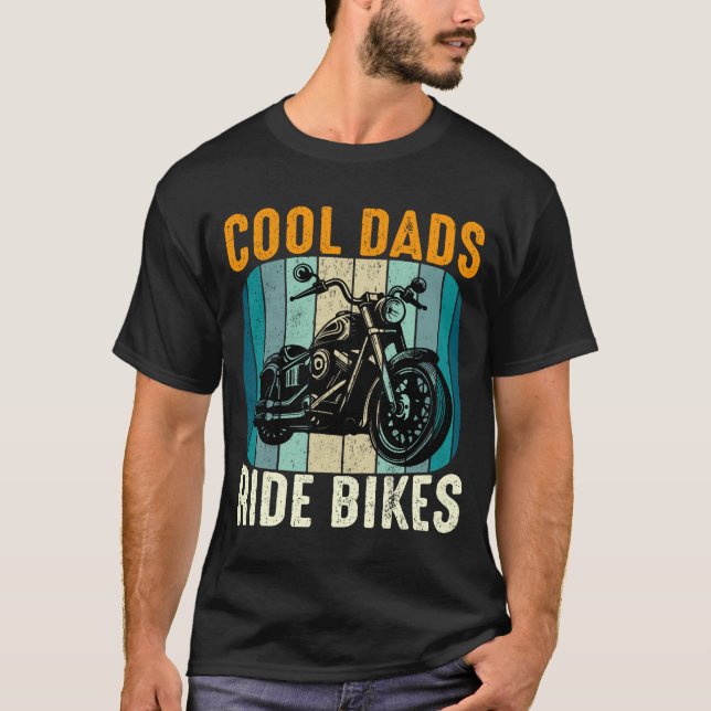 Cool Dads Ride Bikes – T-Shirt Gift For Dad (Front)