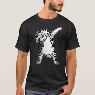 Cool Dalmatian For Men Women Dabbing Spotted Dog A T-Shirt
