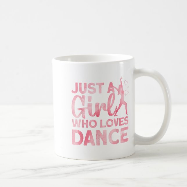 Cool Dance Art For Girls Women Dancing Lover Lyric Coffee Mug (Right)