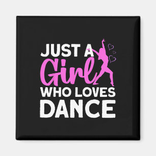 Cool Dance For Girls Women Hip Hop Dancer Ballroom Magnet
