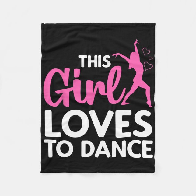 Cool Dance For Women Girls Hip Hop Dancing Breakda Fleece Blanket (Front)