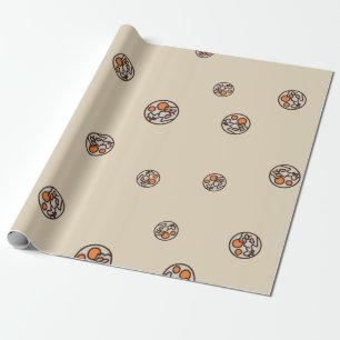 Cool Decentraland Cryptocurrency Coin Sign Pattern Wrapping Paper
