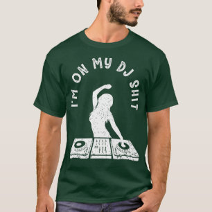 Cool Deejay Image Disc Jockey Meme Mixer Headset T-Shirt