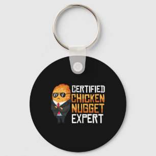 Cool Deep Fried Tenders Wings Food Quote Key Ring