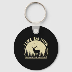 Cool Deer Hunting Art For Men Women Hunting Wildli Key Ring