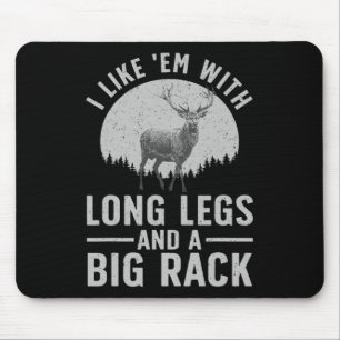 Cool Deer Hunting Art For Men Women Hunting Wildli Mouse Mat