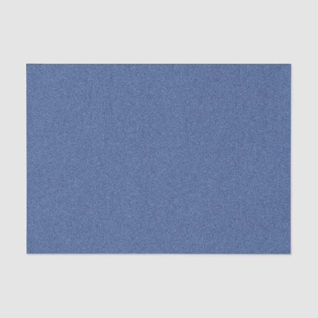 Cool Denim Blue Jeans Tissue Paper (Front)