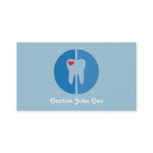 Cool dentist dental office tooth business card