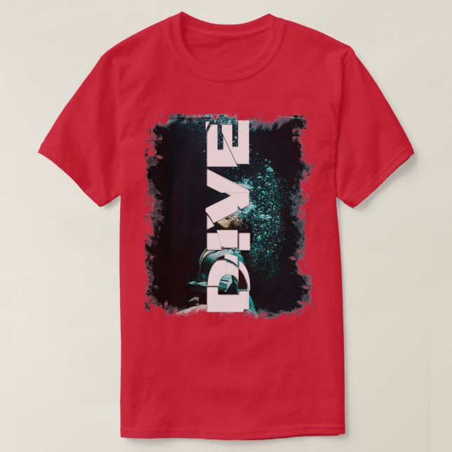 Cool Design Diver Diving Scuba Sea Scuba Diving Di T-Shirt (Design Front)