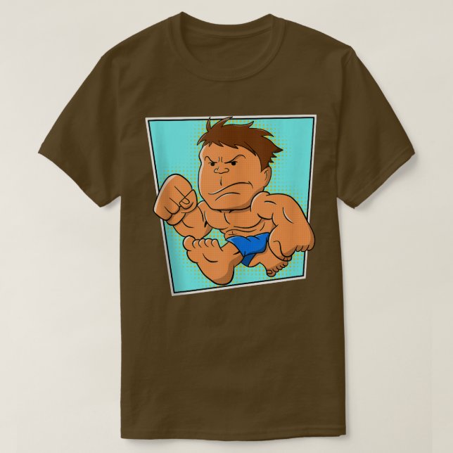 Cool design for bodybuilders and comic fans  T-Shirt (Design Front)