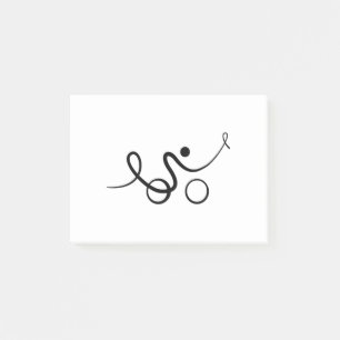 Cool design for cyclists post-it notes