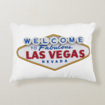 cool designer pillow welcome to las vegas