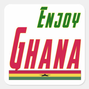 Cool Designs For Ghana Square Sticker