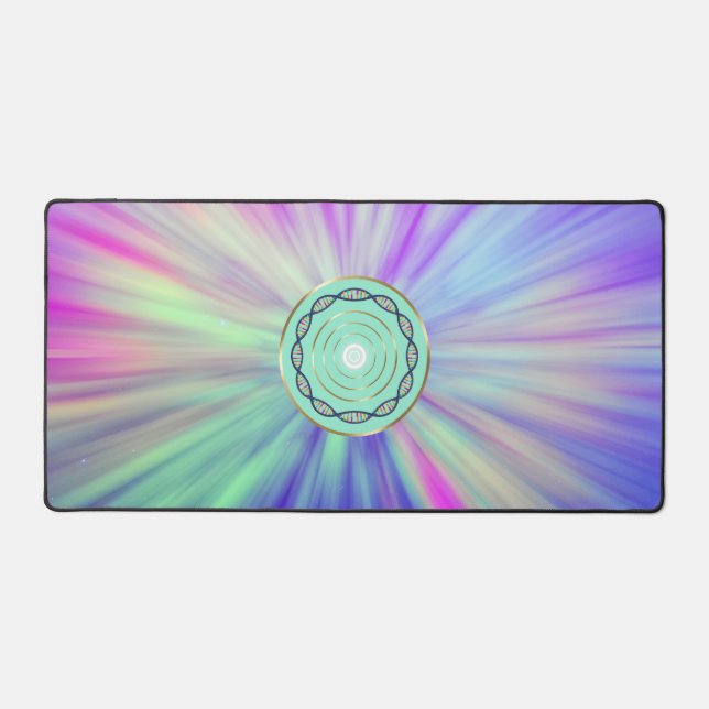 Cool desk mat for laptop and mouse (Front)