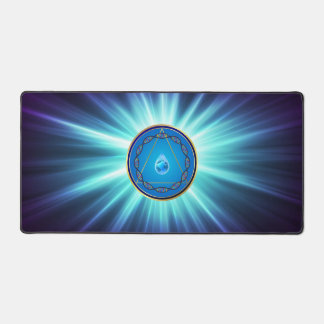 Cool desk mat for laptop and mouse