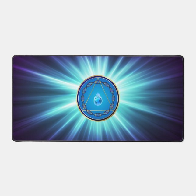 Cool desk mat for laptop and mouse (Front)