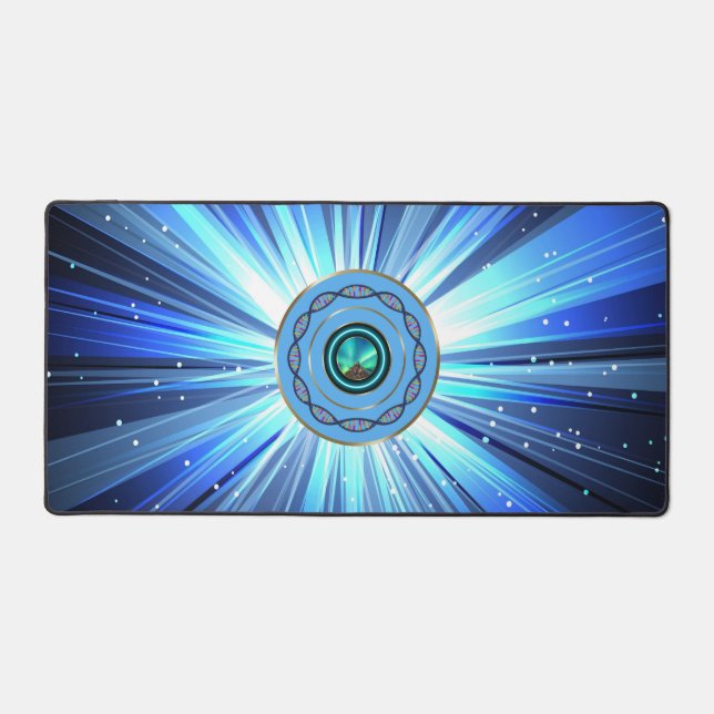 Cool desk mat for laptop and mouse (Front)