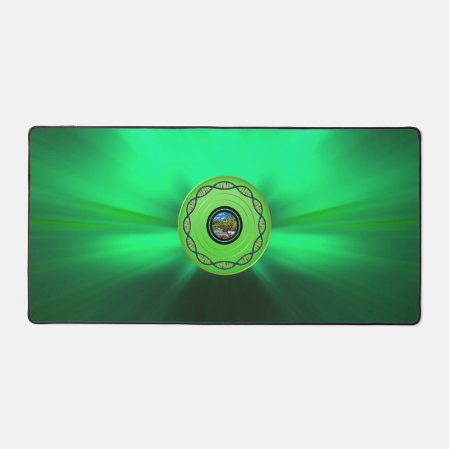 Cool desk mat for laptop and mouse (Front)