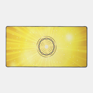Cool desk mat for laptop and mouse