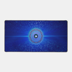 Cool desk mat for laptop and mouse