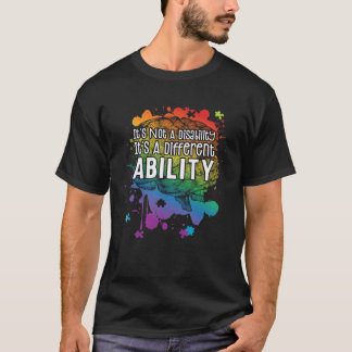 Cool Different Ability Brain Autism Mental Health  T-Shirt