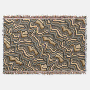 COOL Digital Rock Formation Throw Blanket