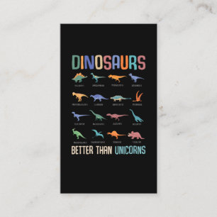 Cool Dinosaur Fan Dino Boys Trex Business Card