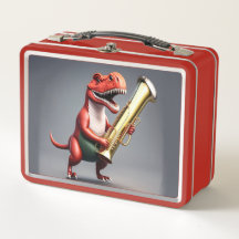 Cool Dinosaur Metal Lunchbox