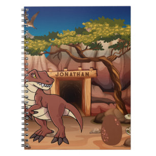Cool Dinosaur Personalized cartoon for kids Notebook