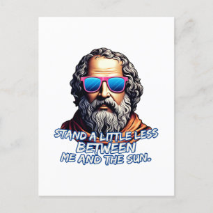 Cool Diogenes Quote Postcard