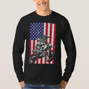 Cool Dirt Bike Art For Men Women Dirt Bike Motocro T-Shirt