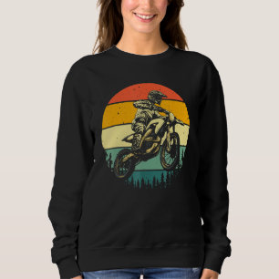 Cool Dirt Bike Men Women Motocross Vintage Motorcy Sweatshirt