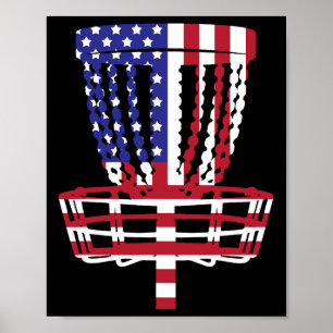 Cool Disc Golf Design For Men Women Kids Disc Golf Poster