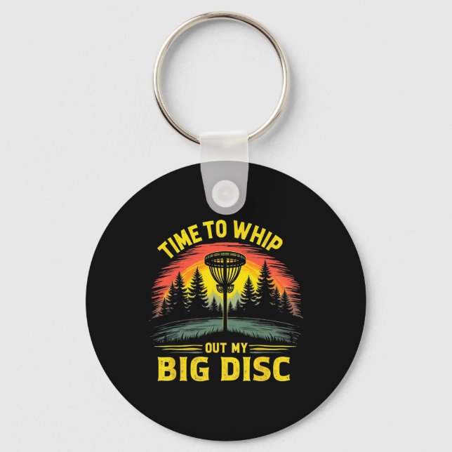Cool Disc Golf For Players  Key Ring (Front)