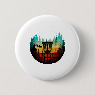 Cool Disc Golf In The Trees Disc Golf 6 Cm Round Badge