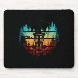 Cool Disc Golf In The Trees Disc Golf Mouse Mat