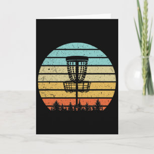 Cool Disc Golf Shirt Retro Style Vintage Disc Golf Card