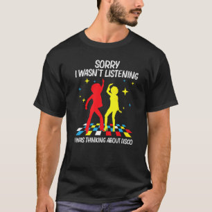 Cool Disco For Men Women 70s 80s Nightclub Music D T-Shirt