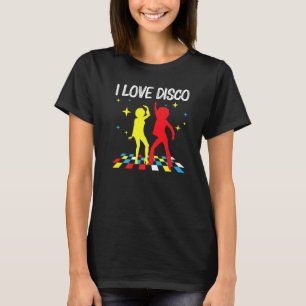 Cool Disco For Men Women 70s 80s Nightclub Music D T-Shirt